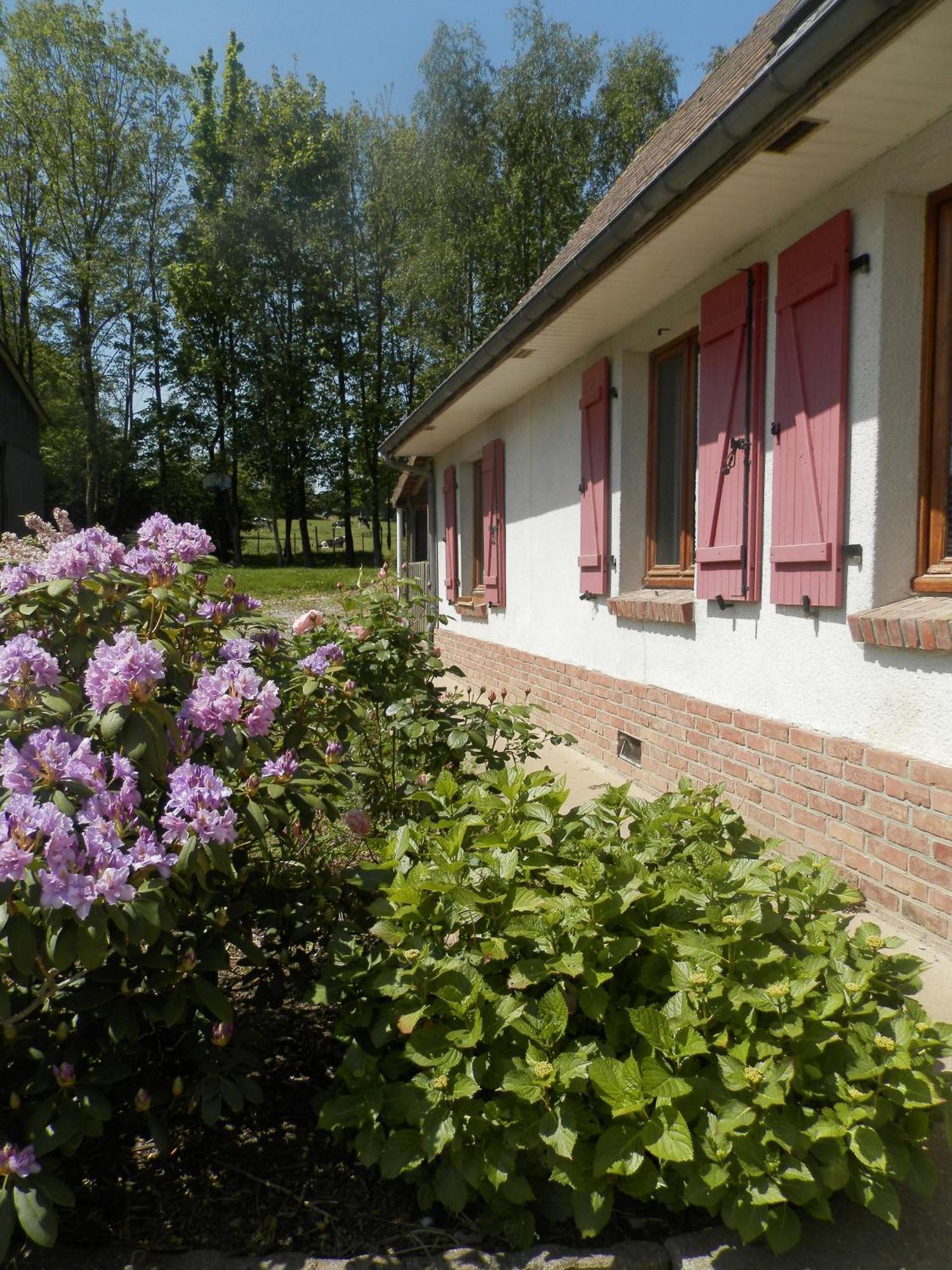 Chambres et Table d'Hôtes Les Trois Marquets Bourthes Exterior foto